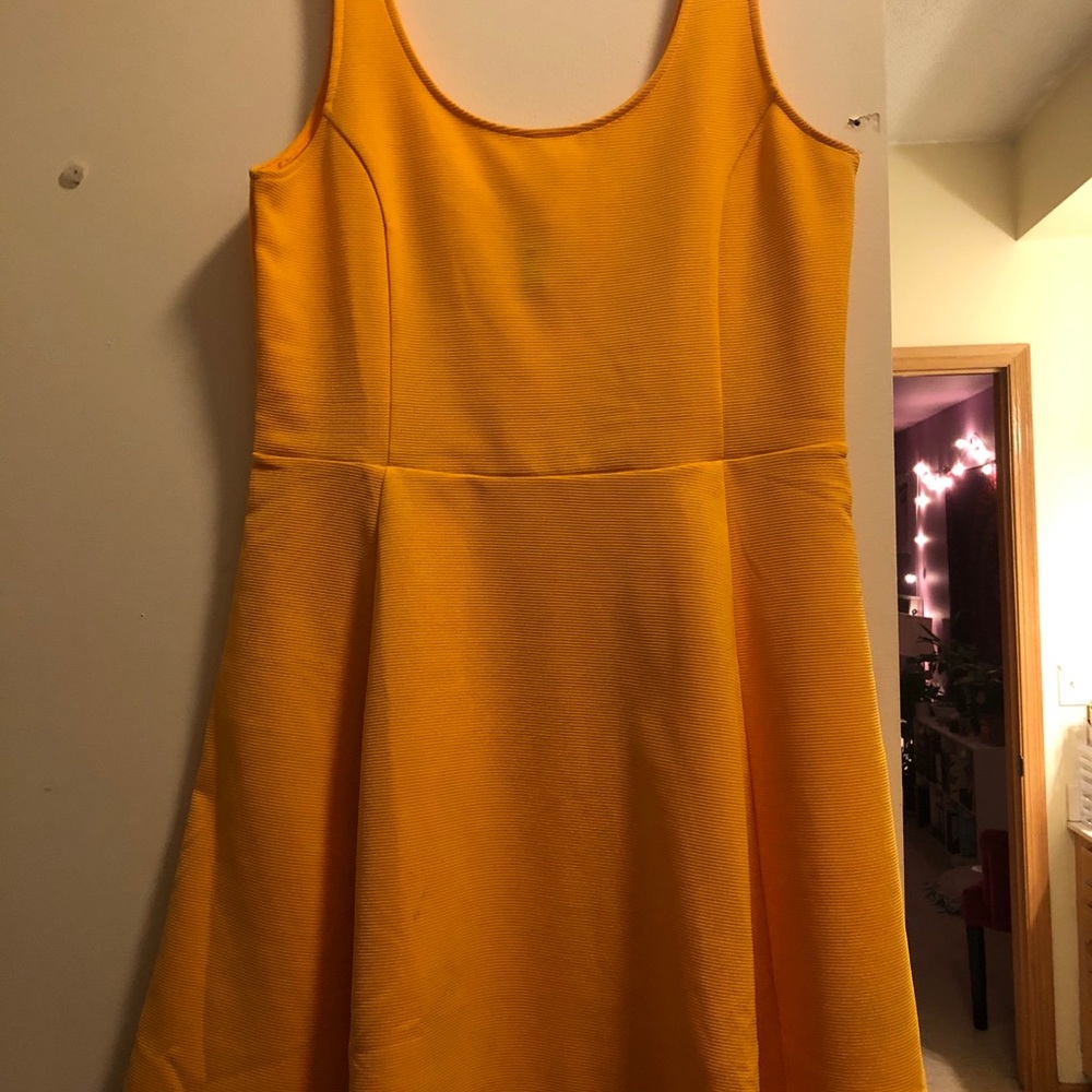 Cute yellow summer dress